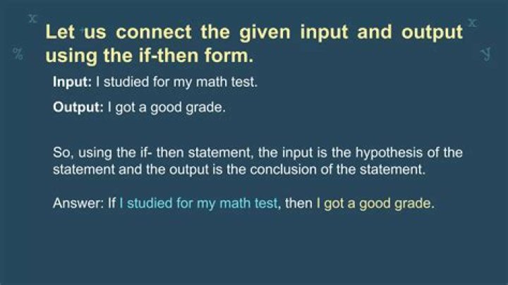 What uses if-then statements?